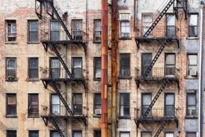 Old Apartment Buildings in New York City